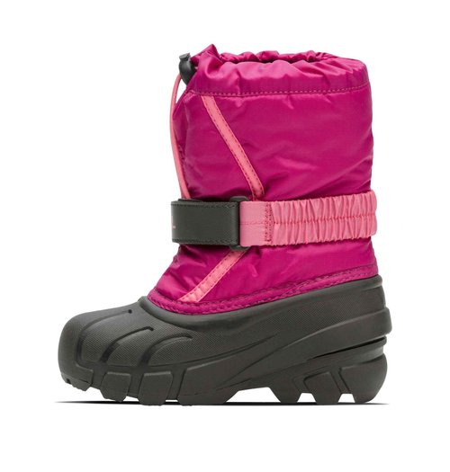SOREL Children's Flurry Boot - Deep Blush, Tropic Pink - 8