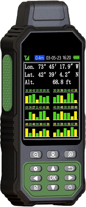 ZL190PLUS Land Surveying Equipment, Handheld GPS for Surveying with 3.2 Inch Color Screen, Multi-GNSS Support, 7 Measuring...
