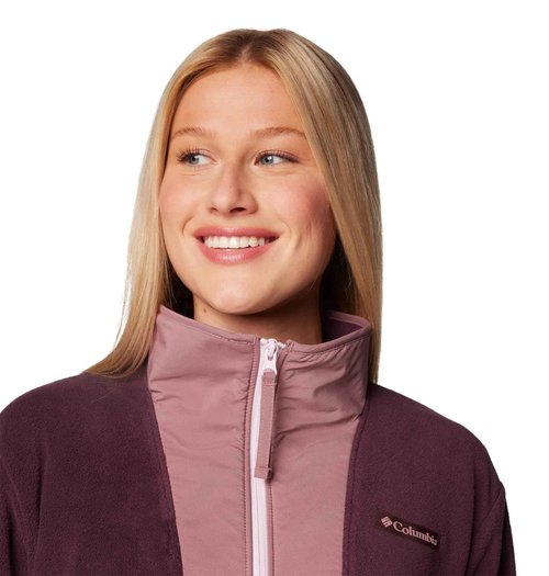Columbia Women's Sequoia Grove Half Zip Fleece, Moonvista/Fig/Pink Dawn, Medium
