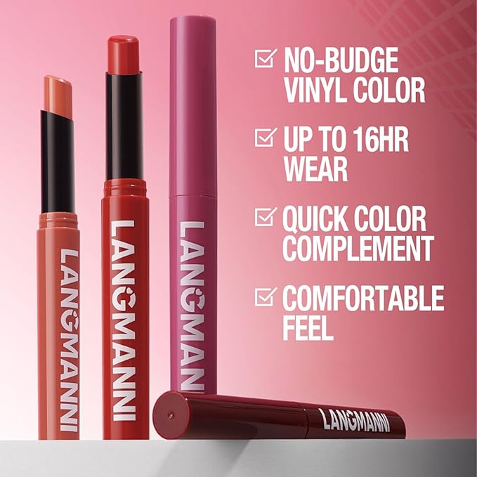Matte Lipstick for Women Lipstick Matte Set with Retractable and Long-Lasting Pigmented Lip Sticks for Smoothly Lip Makeup (8 Pcs)