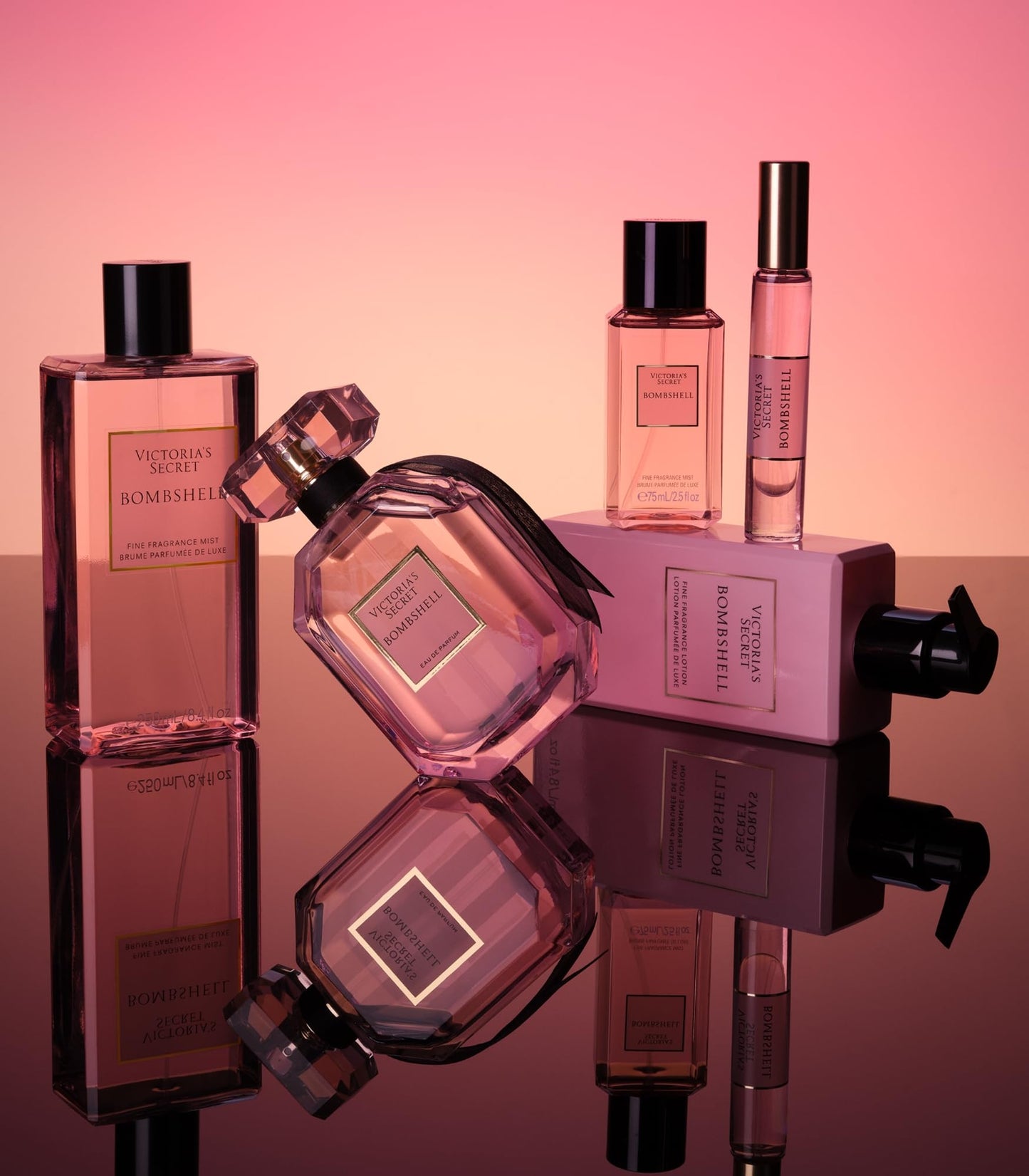 Victoria's Secret Bombshell Mini Fragrance Mist, Notes of Purple Passion Fruit, Shangri-La Peony & Vanilla Orchid, Travel Size B