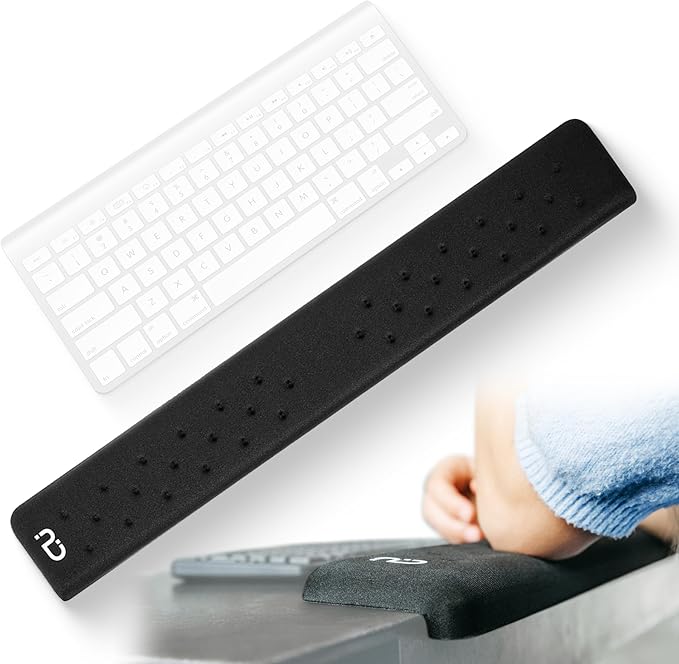EdgeRest PostureUp L-Shaped Desk Long Wrist Rest Elbow, Forearm & Wrist Comfort Support for Table or Desk Edge, Non-Slip, ...