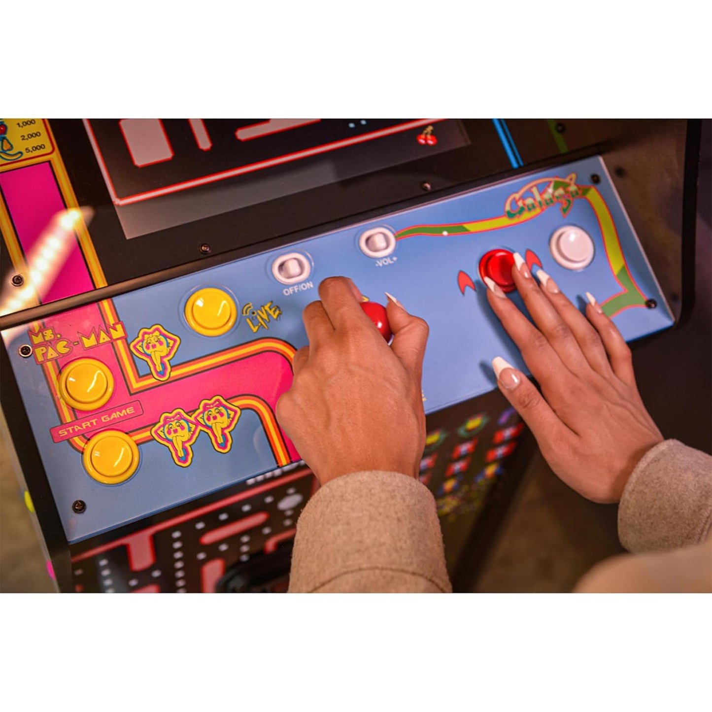 ARCADE1UP Class of 81’ Deluxe Arcade Machine for Home - 5 Feet Tall - 12 Classic Games