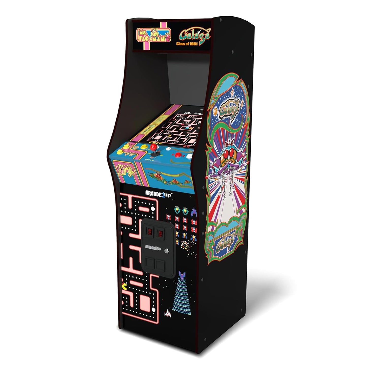 ARCADE1UP Class of 81’ Deluxe Arcade Machine for Home - 5 Feet Tall - 12 Classic Games