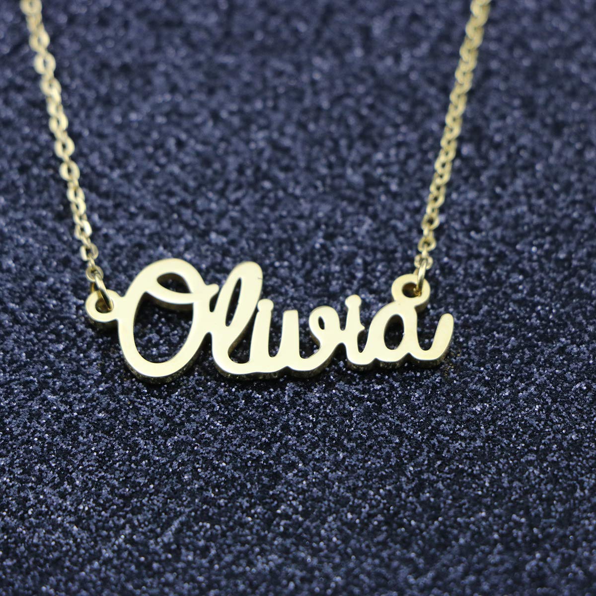 Awegift Personalized Name Necklace for Women Best Friend Birthday Jewelry Gifts for Her Olivia