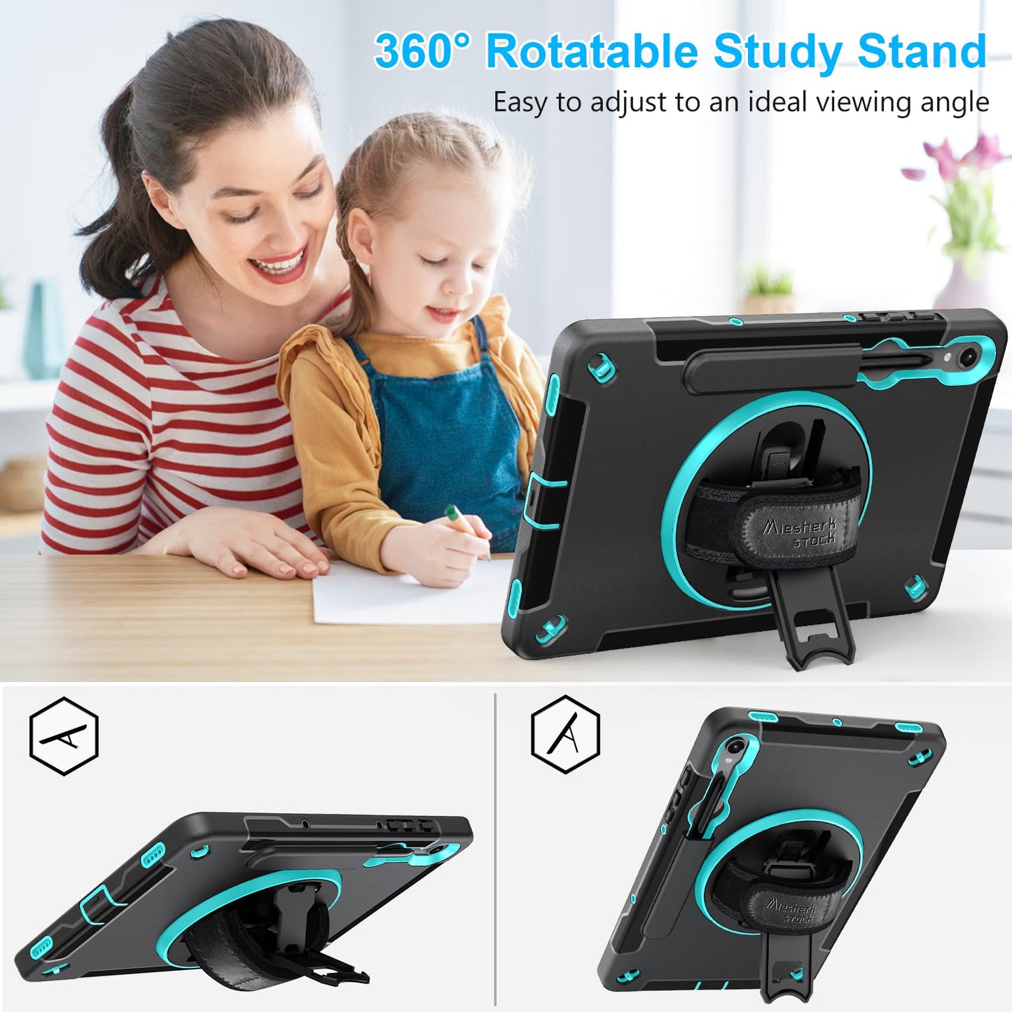 Case For Galaxy Tab S10 Lite &S10 Fe S9 Fe 10.9 /S9 11 Inch: Tpu Cover For Samstng Tablet S10 Fe/ 2025/ S9 Fe & S9 2023 5G With