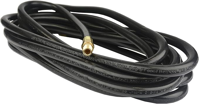 Hot Max 24201 Extension/Appliance Hose for Propane Gas, 25 Feet, Black