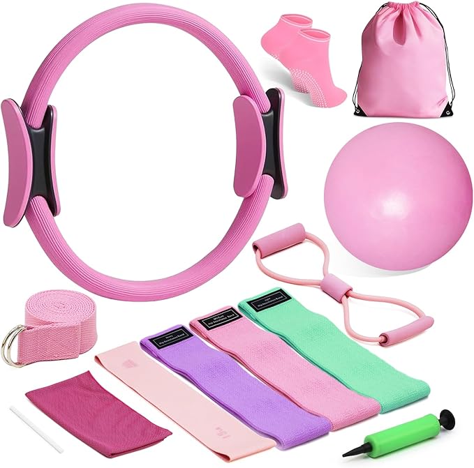 Pilates Kit for Home Workouts, Pilates Essentials Kit for Women, Better Me Pilates Kit,Pilates Equipment with 14.5"Pilates...