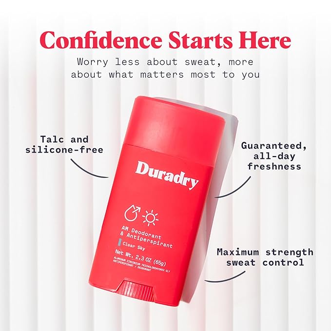 Clinical-Strength Antiperspirant Deodorant for Women and Men - Clean formula with Natural Ingredients, Odor, and Excessive Sweat protection for Armpits - Variety Set (Pack of 3)