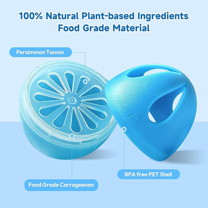 Refrigerator Deodorizer 3 Pack, Natural Plant Fridge Deodorizer Long-Lasting Odor Eliminator for Refrigerator, Air Freshener for Kitchen, Shoe Cabinet, Pet Areas