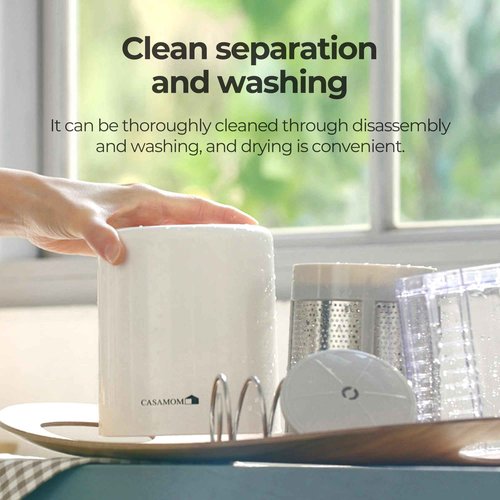 CASAMOM Food Dehydrator, Greek Yogurt Maker,Experience Korean cuisine with time-saving cooking techniques, JJAGOJJAGO,White (White)