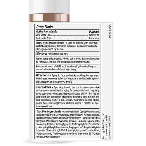 DRMTLGY Makeup Minimalist Duo SPF Bundle - Medium: Luminous Eye Corrector SPF 41 Fair & Anti-Aging Tinted Moisturizer with SPF 46