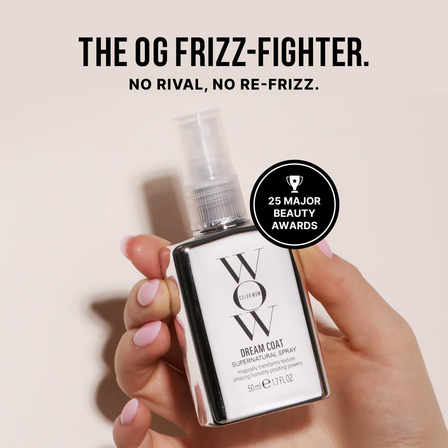 COLOR WOW Dream Coat Supernatural Spray, 1.7 fl oz - Keep Your Hair Frizz-Free and Shiny No Matter the Weather with Award-Winnin