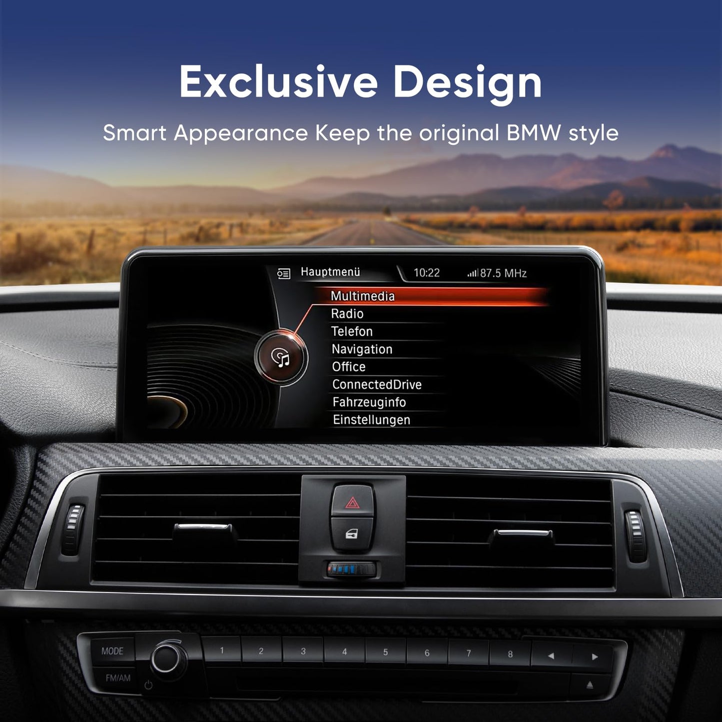 10.25 Inch Car Multimedia Player For Bmw Nbt 3 4 Series F30 F31 F34 (2013-2016) Wireless Carplay Android Auto Touchscreen Upgrad