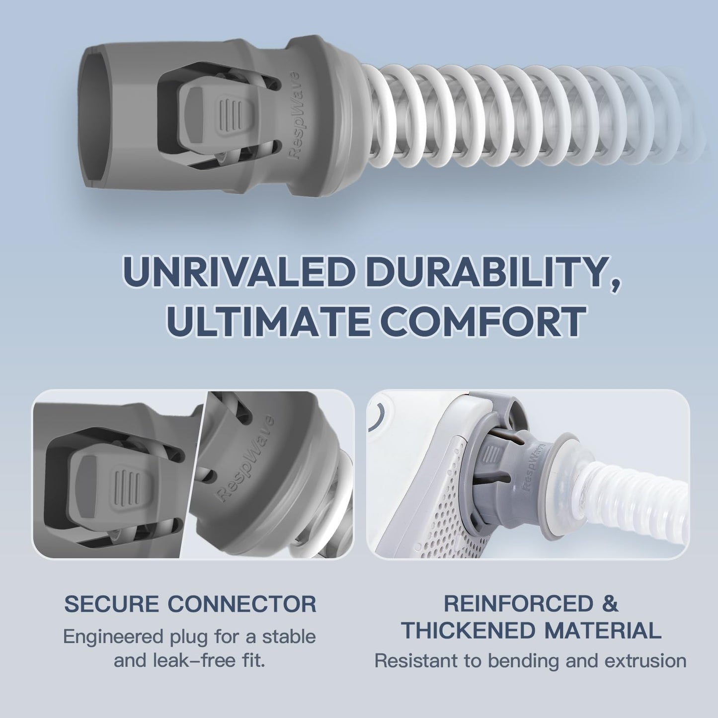 Replacement CPAP Tubing for AirMini, Tube & 6 Pack HME for HumidX, as Flexible as OEM | Compatible with Airmini CPAP Machine & P10 Nasal Pillows & N20 & N30 Nasal Masks, CPAP Hose Supplies Accessories