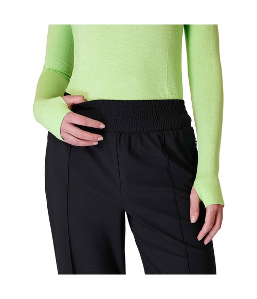 Sweaty Betty Casual Explorer Wide Leg Track Pant Black