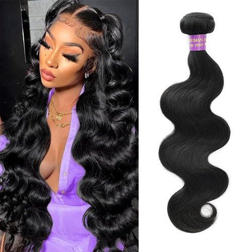KAITHLYPO 12A 26 Inch Body Wave Bundles Human Hair 100% Unprocessed Brazilian Virgin Weave Quick Wavy Human Hair Bundles
