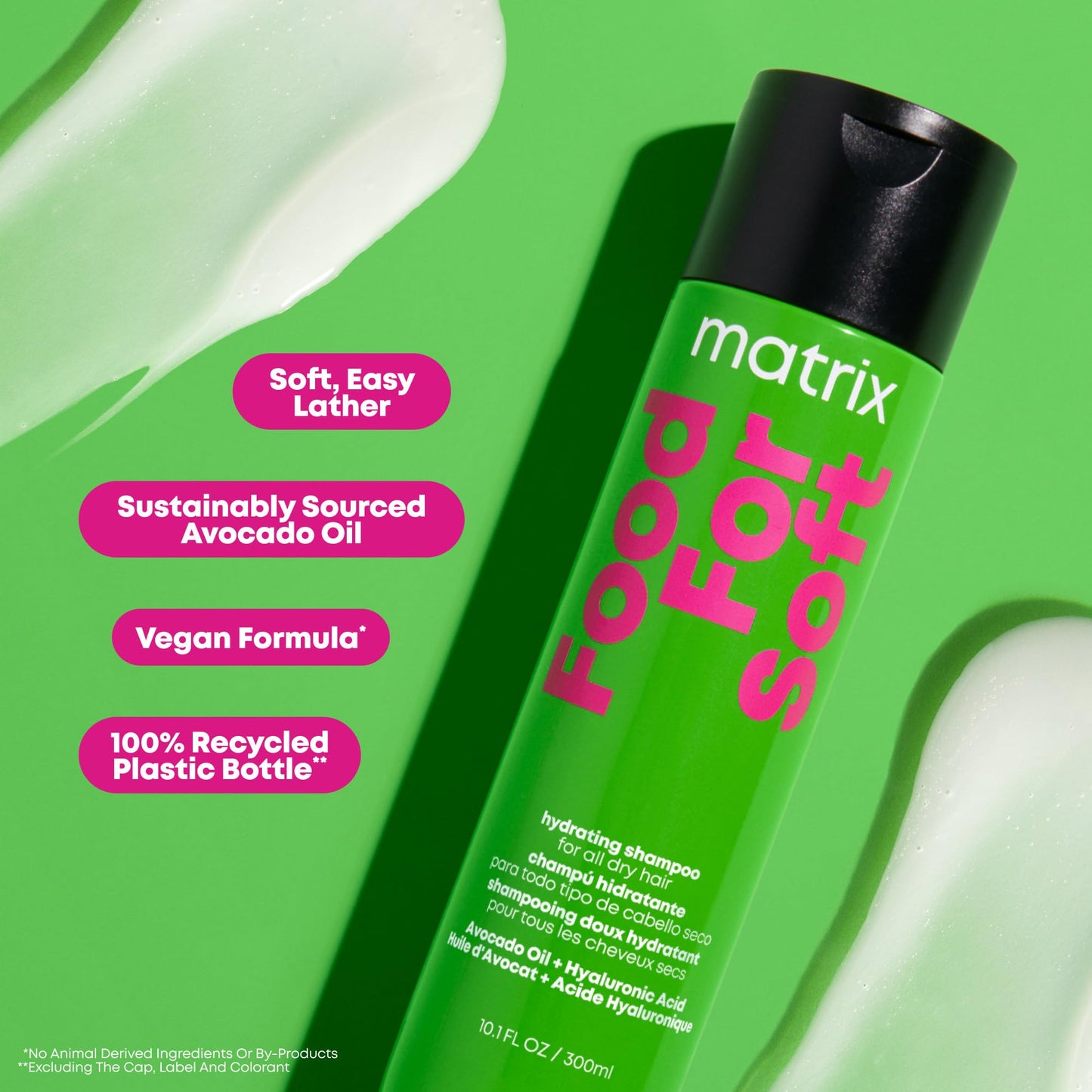 MATRIX Food For Soft Shampoo For Dry and Brittle Hair - Moisturizes and Hydrates, Softens and Smooths, With Avocado Oil & Hyalur
