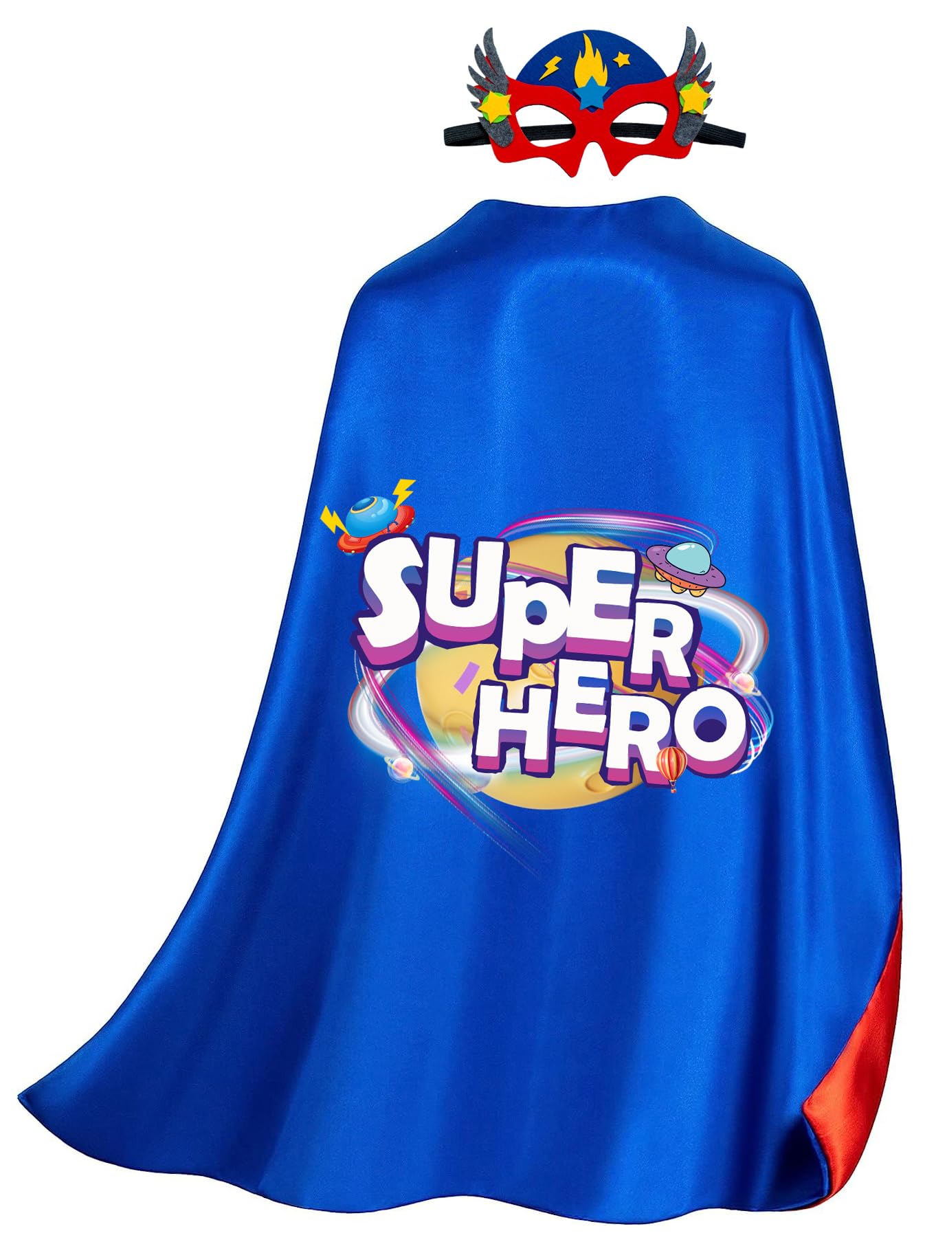 Shireake Baby Super Hero Capes Kids Halloween Party Superhero Costumes,Superhero Capes for kids with Mask Birthday Gifts