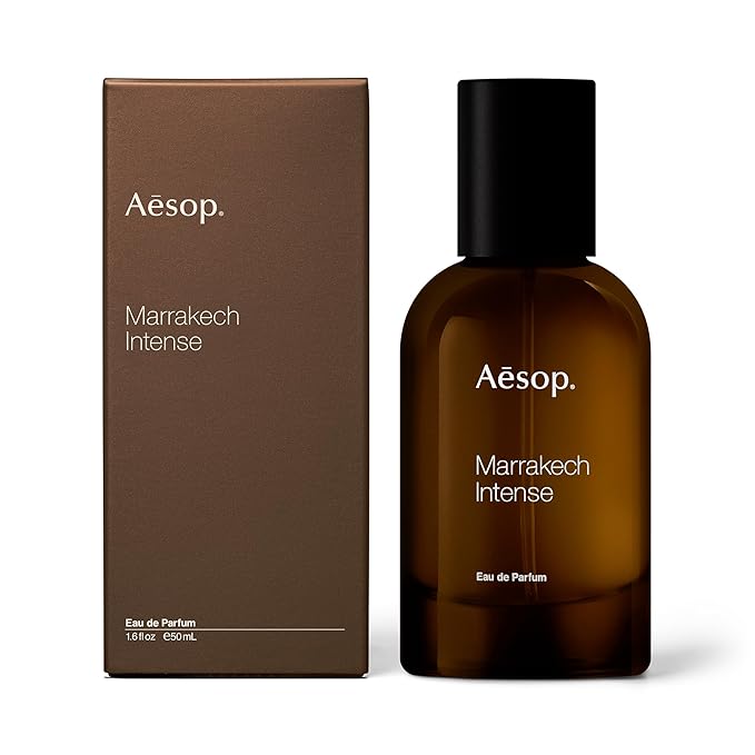 Aesop Marrakech Intense Eau de Parfum | Clove, Sandalwood, and Cardamom Scent | Woody, Spicy, and Floral Aroma | Unisex | 1.6 fl oz