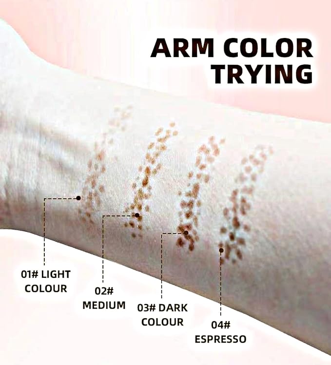 Freckle Stamp with 5 Point Precision Stamp Head, Natural Looking Faux Freckle Stamp Waterproof Fake Freckle Stamp Pen, High Pigment Long-Lasting Lifelike Sunkissed Pencil Tool Makeup (04# Espresso)