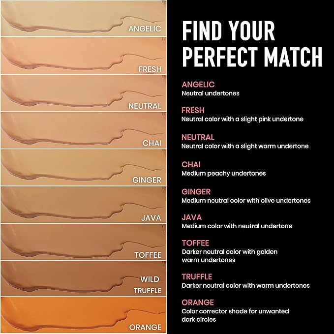 Frankie Rose Cosmetics Our Lil’ Secret Concealer - Full, Long Lasting Coverage for Dark Circles and Fine Lines - Easy to Blend - Soft, Smooth Complexion - Angelic