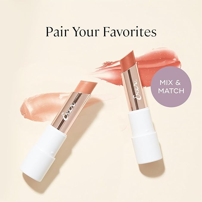 EVER Peptide Lip Therapy — Berry (Sheer Berry Tinted Balm with Peptides & Moisturizing Botanical Oils)