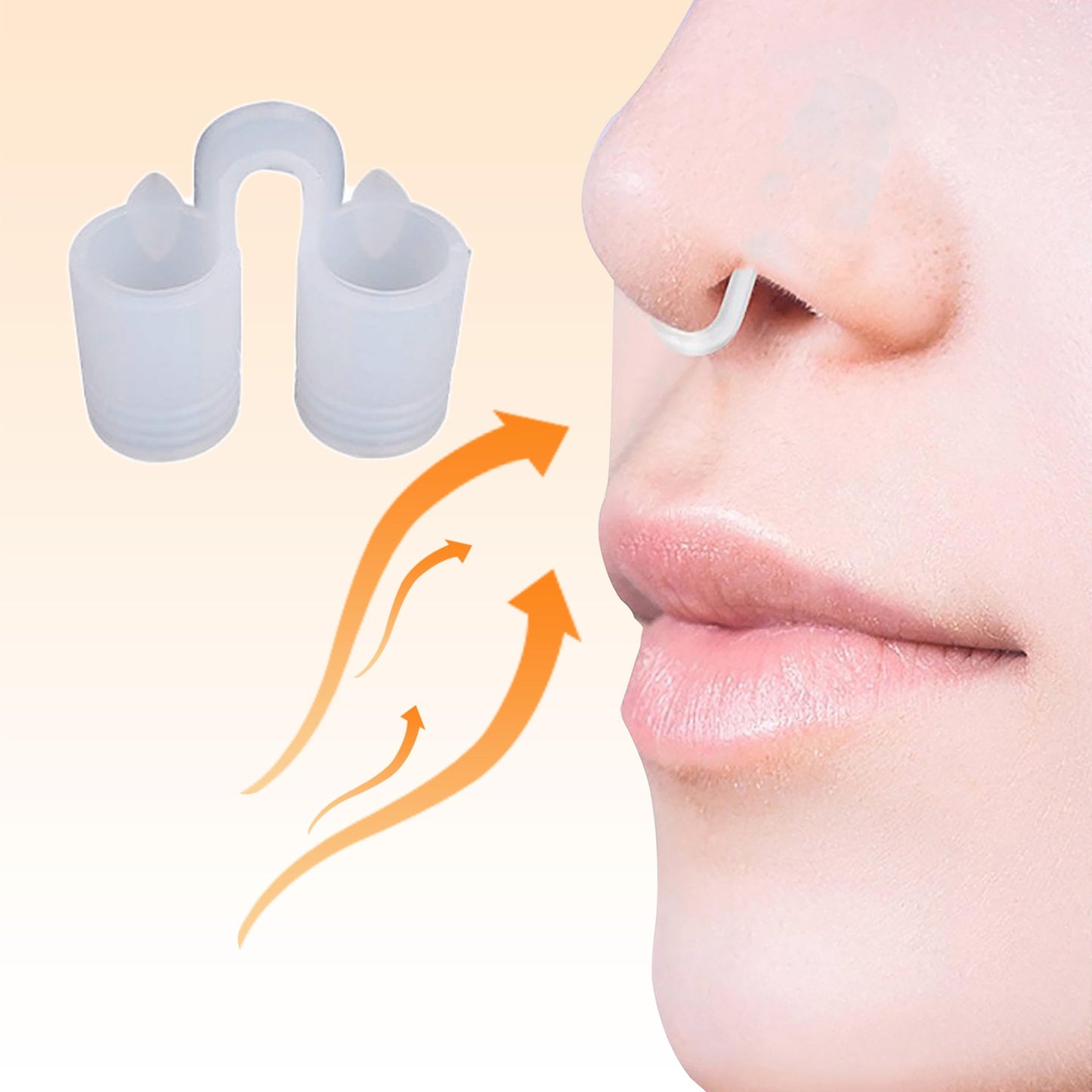 Nose Vent Sinus Relief Dilator (Pack of 12 Large Size) Soft Vents - A Simple Solution for Nasal Snorers - Reusable Snoring Device to enjoy a peaceful night's sleep - by Mobi Lock