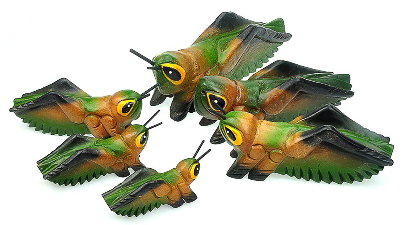 3.3 Wooden Cricket Guiro Rasp Instrument - Percussion Musical Tone Block Craft