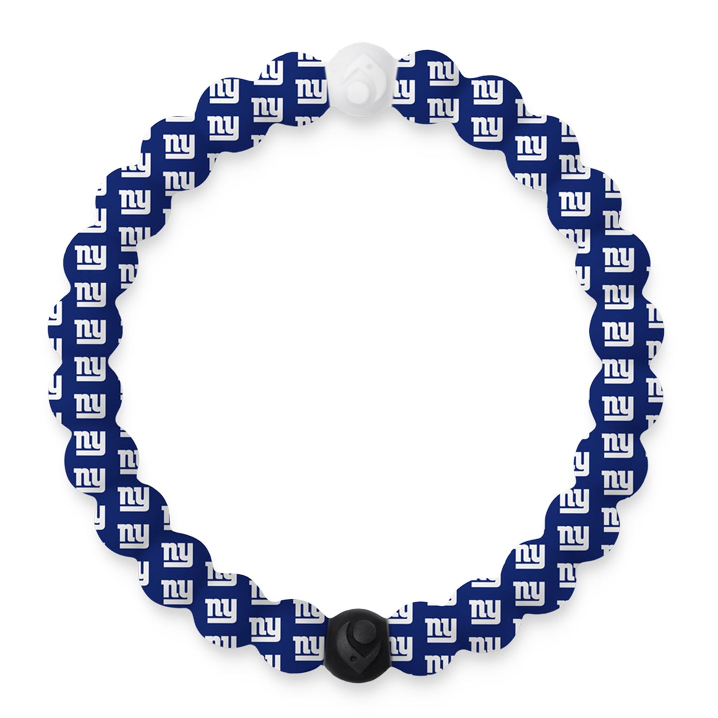 Lokai Silicone Beaded Bracelet for Men & Women, NFL Football Collection - New York Giants, Large - Silicone Jewelry Fashion Brac