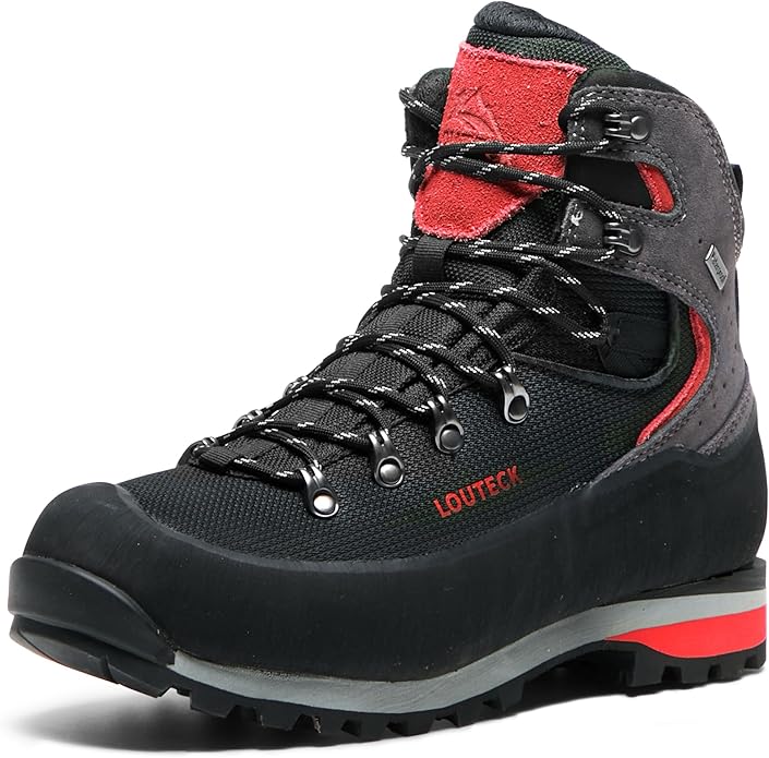 Louteck Men's Hiking Boots – Durable and Comfortable Men's Climbing Boots for Rugged Outdoor Adventures, Perfect for Hikin...