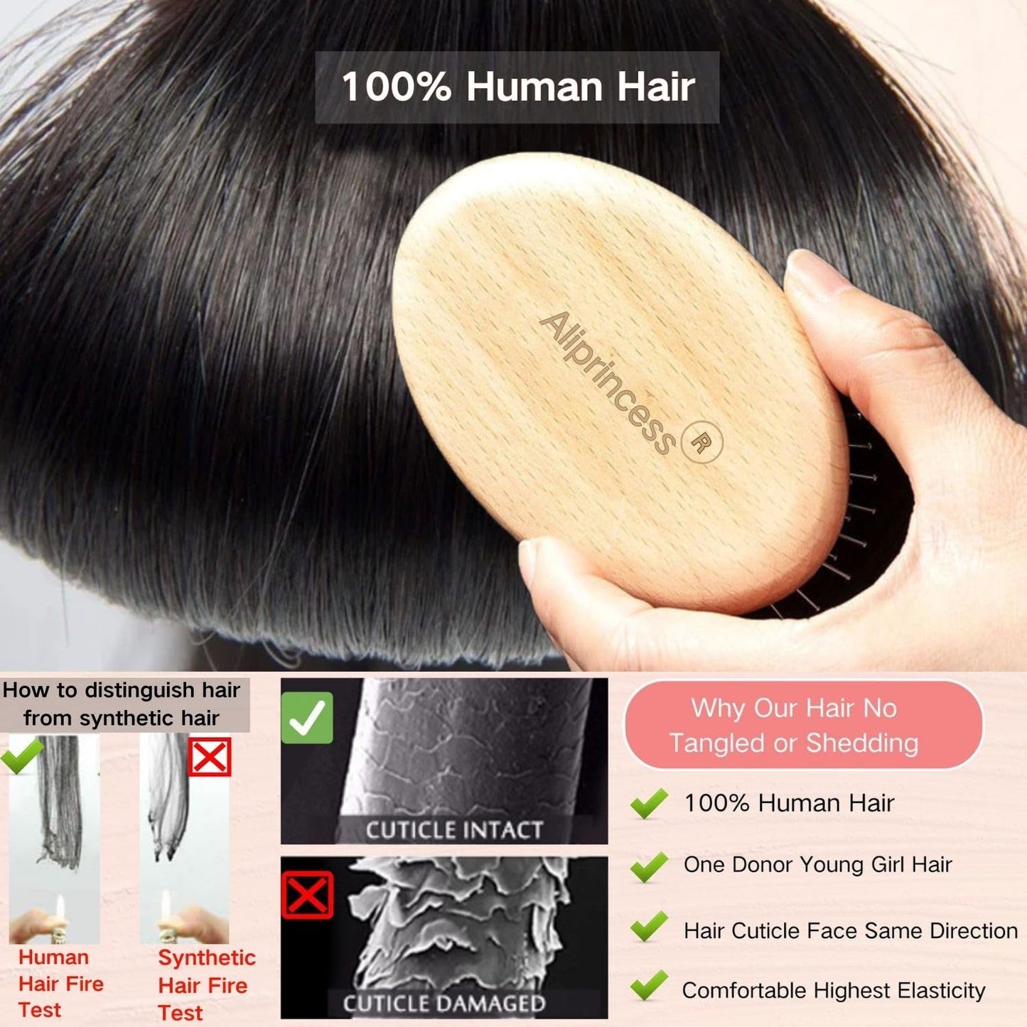 12A Human Hair Bundles Straight 20 Inch One Bundle 100% Unprocessed Brazilian Virgin Hair Bundles Double Weft Weave Bundles Huma