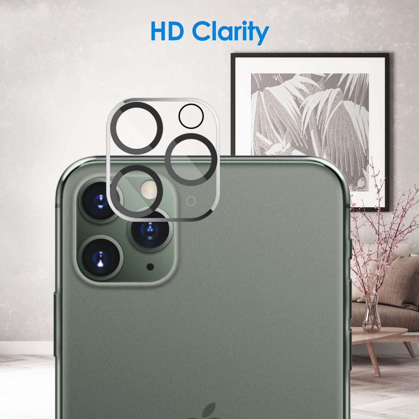 Jetech Camera Lens Protector For Iphone 11 Pro Max 6.5-Inch And Iphone 11 Pro 5.8-Inch, 9H Tempered Glass, Hd Clear, Anti-Scratc