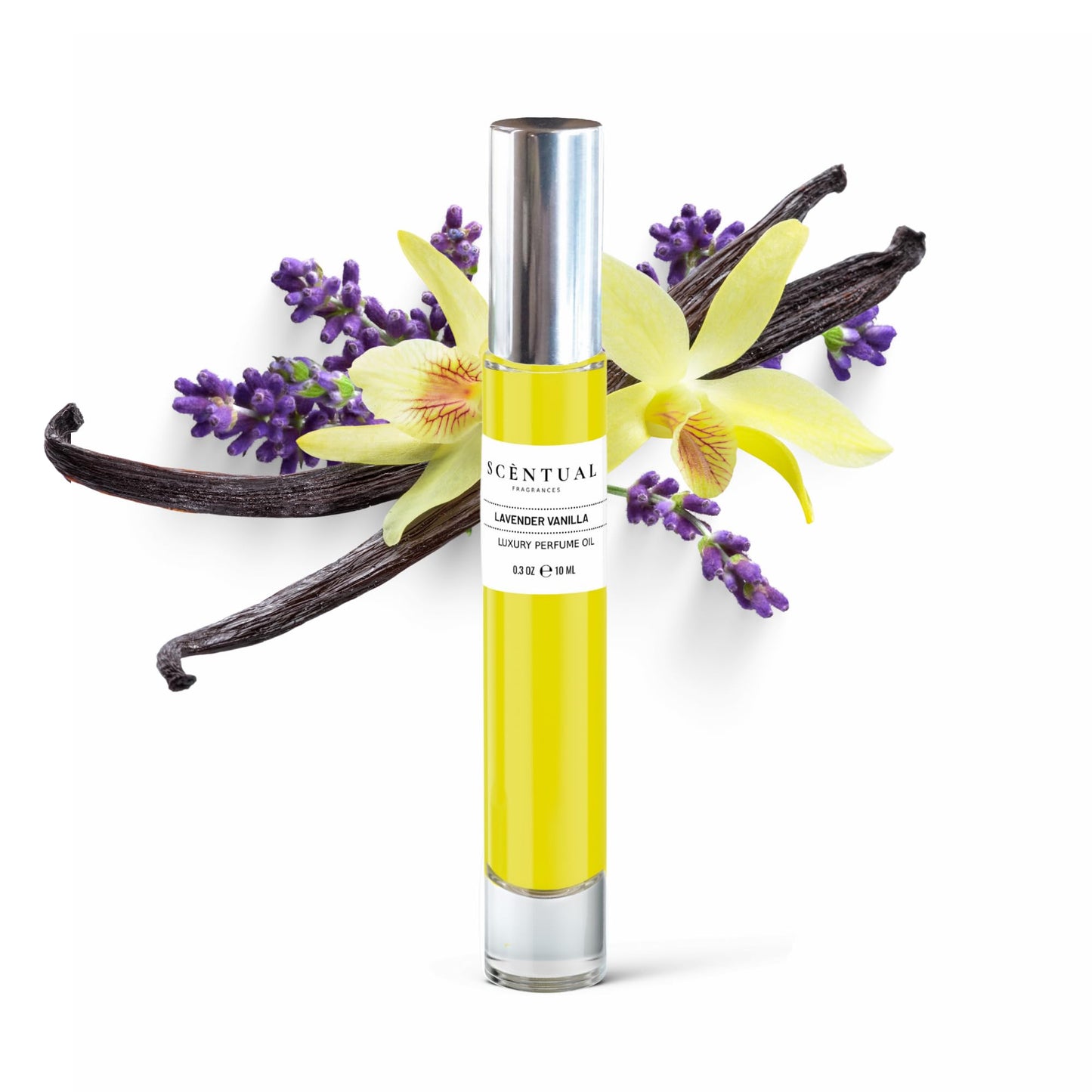 Luxury Perfume Oil, Ultra-Concentrated Women Roll-On Fragrance Oil, Lavender Vanilla Gourmand Long Lasting Rollerball Travel Mini Perfume, Vegan, Alcohol & Cruelty Free 10ml (Lavender Vanilla)