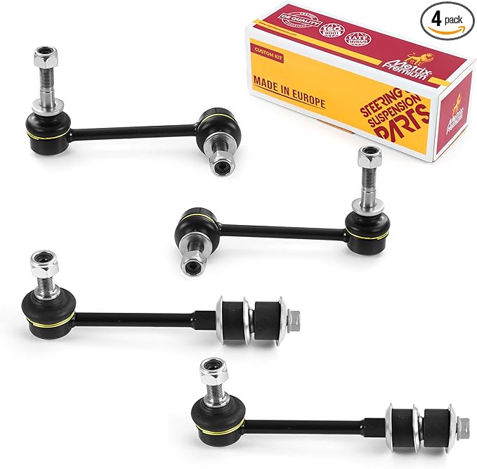 Metrix Premium Chassis Parts - 4 PC Front & Rear Sway Bar Stabilizer End Link Kit Fits 2003-2022 Toyota 4Runner, 07-14 FJ ...