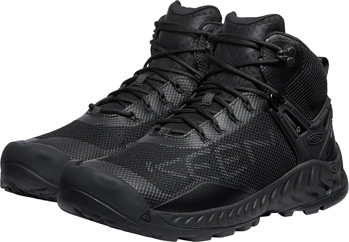 KEEN mens Nxis Evo Mid Height Waterproof Fast Packing