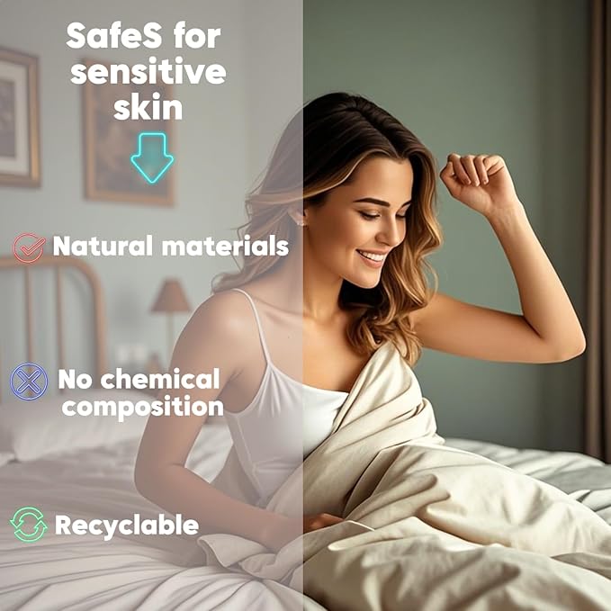 NAGS® Grounding Sheets,Grounding Bedding Sheet, Soft Cotton with Pure Silver Fitted Grounded Sheet for Improved Sleep,Pain Relief (Beige, California King,72 * 84 * 13.5inch)
