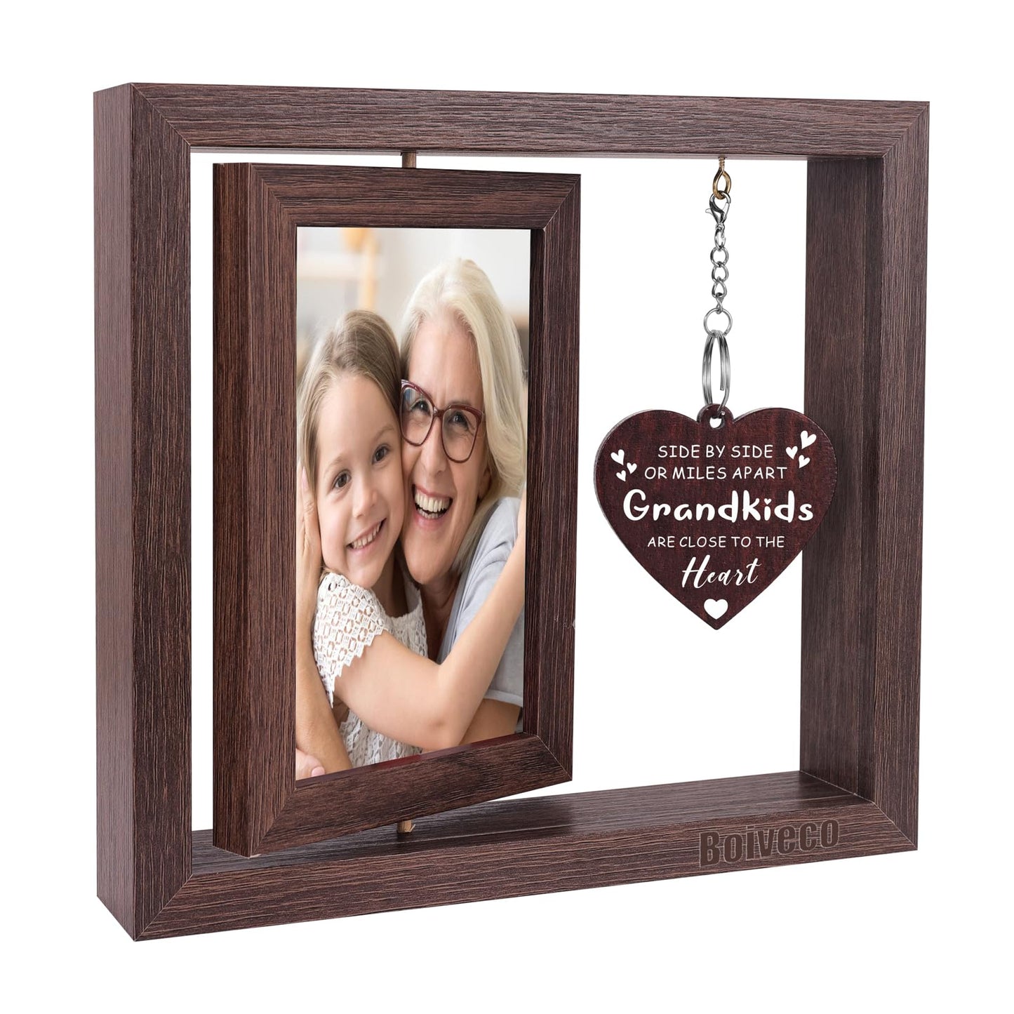 Boiveco Grandma Picture Frame, First Time Grandma Grandpa Grandparent to Be Gifts, Birthday Day Christmas Grandparents Day Gift New Grandma Gifts 2025 Picture Frame 4x6