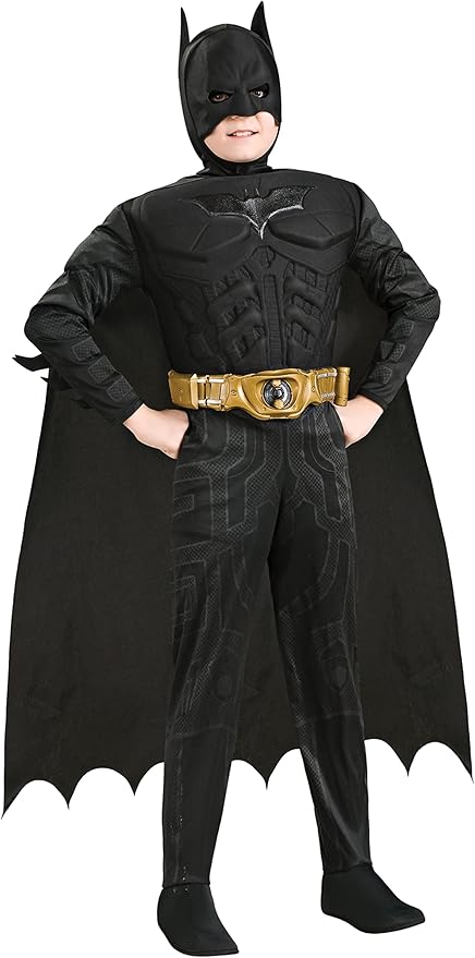 DC Batman The Dark Knight Rises: Batman Costume for Kids by Rubies, Boy's Large