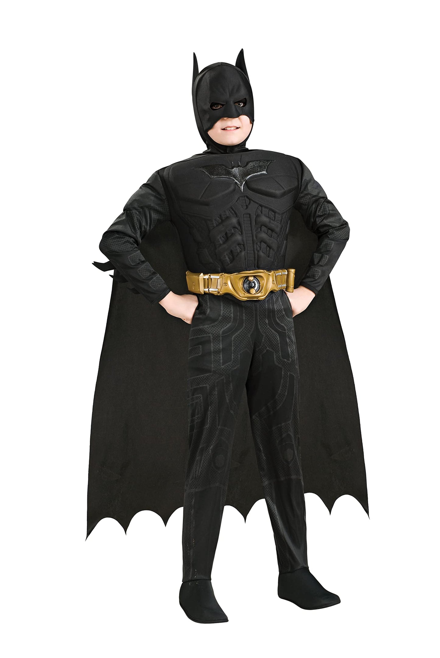 Rubies DC Batman The Dark Knight Rises: Batman Costume for Kids, Boy's Small