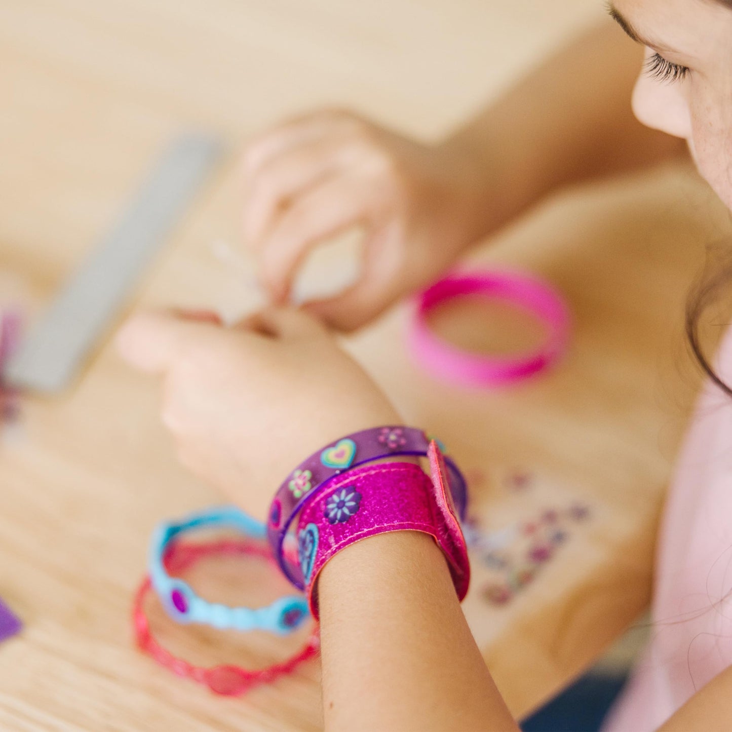 Melissa & Doug Design-Your-Own Jewelry-Making Kits - Bangles, Headbands, and Bracelets