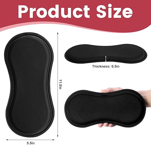 Wehhbtye 4Pcs Post Surgery Lipo Foams, Abdominal Side Compression Board, 11.8'' x 5.5'' Black Lipo Foam Lateral Protector for Post Surgery Recovery Waist Filling Skin Anti-Sagging