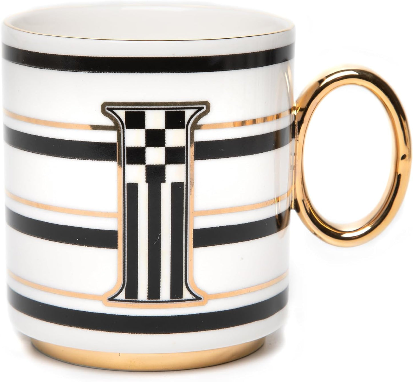 MACKENZIE-CHILDS My Mug, Decorative Ceramic Coffee Mug with Handle, I