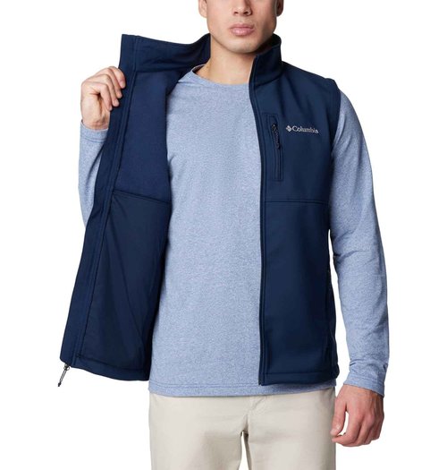 Columbia Men's Ascender II Softshell Vest, Collegiate Navy, Medium