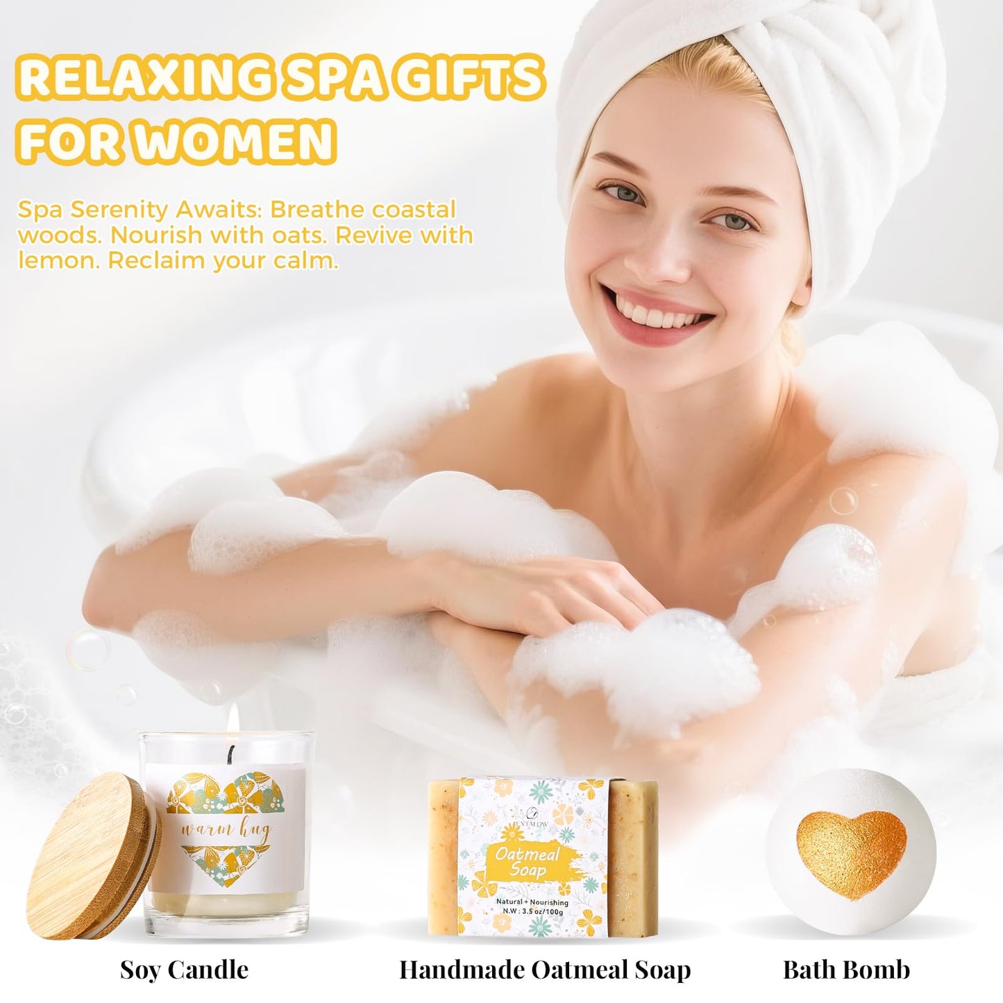 Self Care Gifts for Women, Unique Birthday Gifts for Women,Get Well Soon Gift Baskets,Spa Care Package,Thinking of You Sympathy Inspirational Gift Baskets for Mom Her Wife Friends Sister Teenage Girls