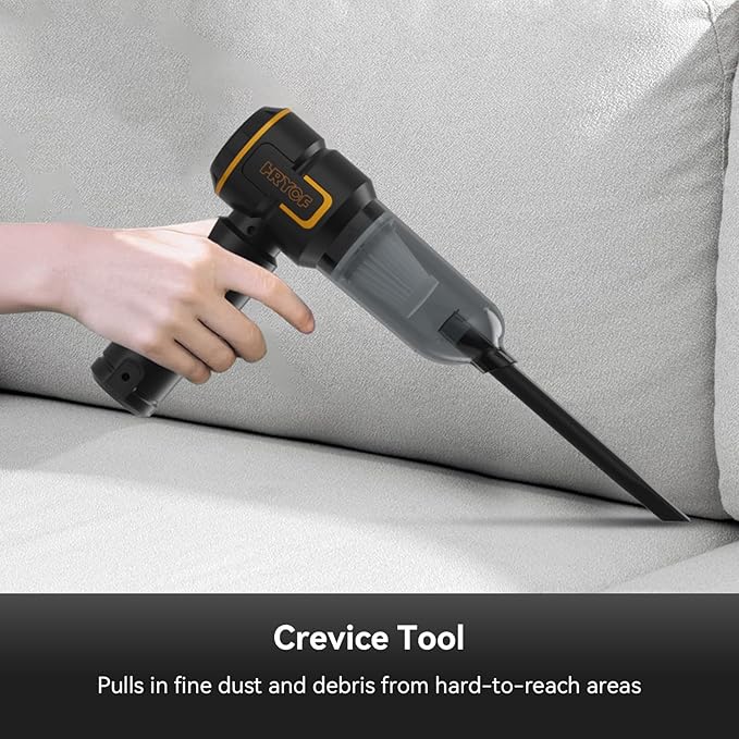 Car Vacuum with LED Digital Display,20000PA Advanced Clean Cordless Handheld Vacuum, 4-in-1 High Power Portable Rechargeable Vacuum Cleaner with Brushless Motor