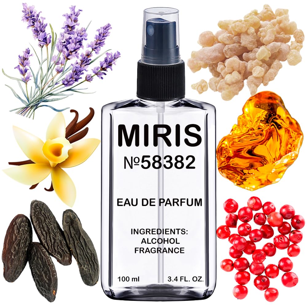 MIRIS No. 58382, Inspired by Invitus Victory, Long-Lasting Eau de Parfum for Men, Spray 3.4 Fl Oz / 100 ml