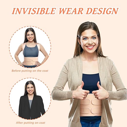 TEE TEA Posture Corrector for Women & Men – Adjustable Back Support Brace for Neck, Shoulder & Spine Muscle Relief – Improve Posture, Comfort & Confidence – Invisible & Comfortable Design (Beige, Medium)