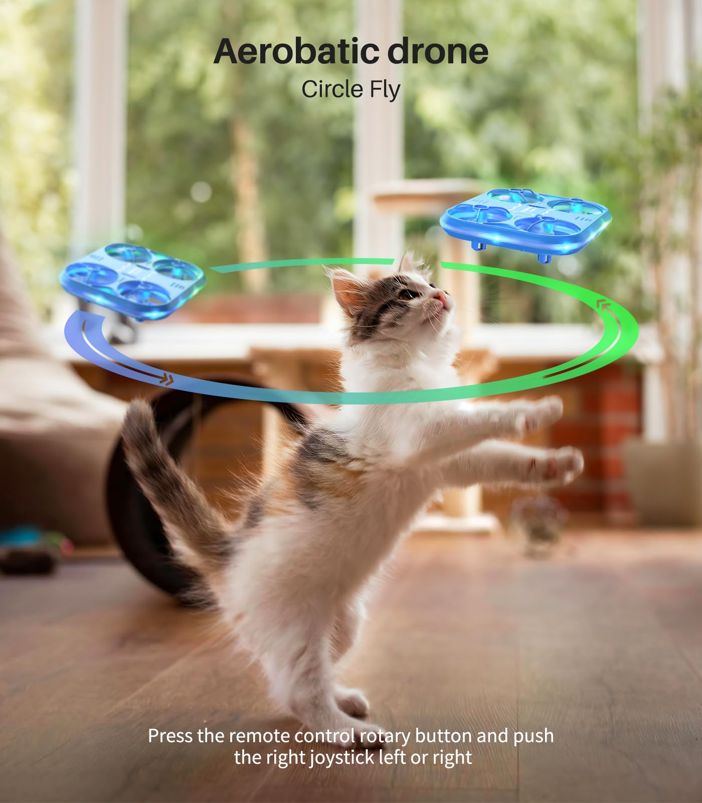 SYMA Mini Drone with LED Lights - X880 Stunt Quadcopter with 3D Flip, Altitude Hold, Headless Mode Kids Drone with Full Protection, Perfect Helicopter Toy Gift for Boys and Girls