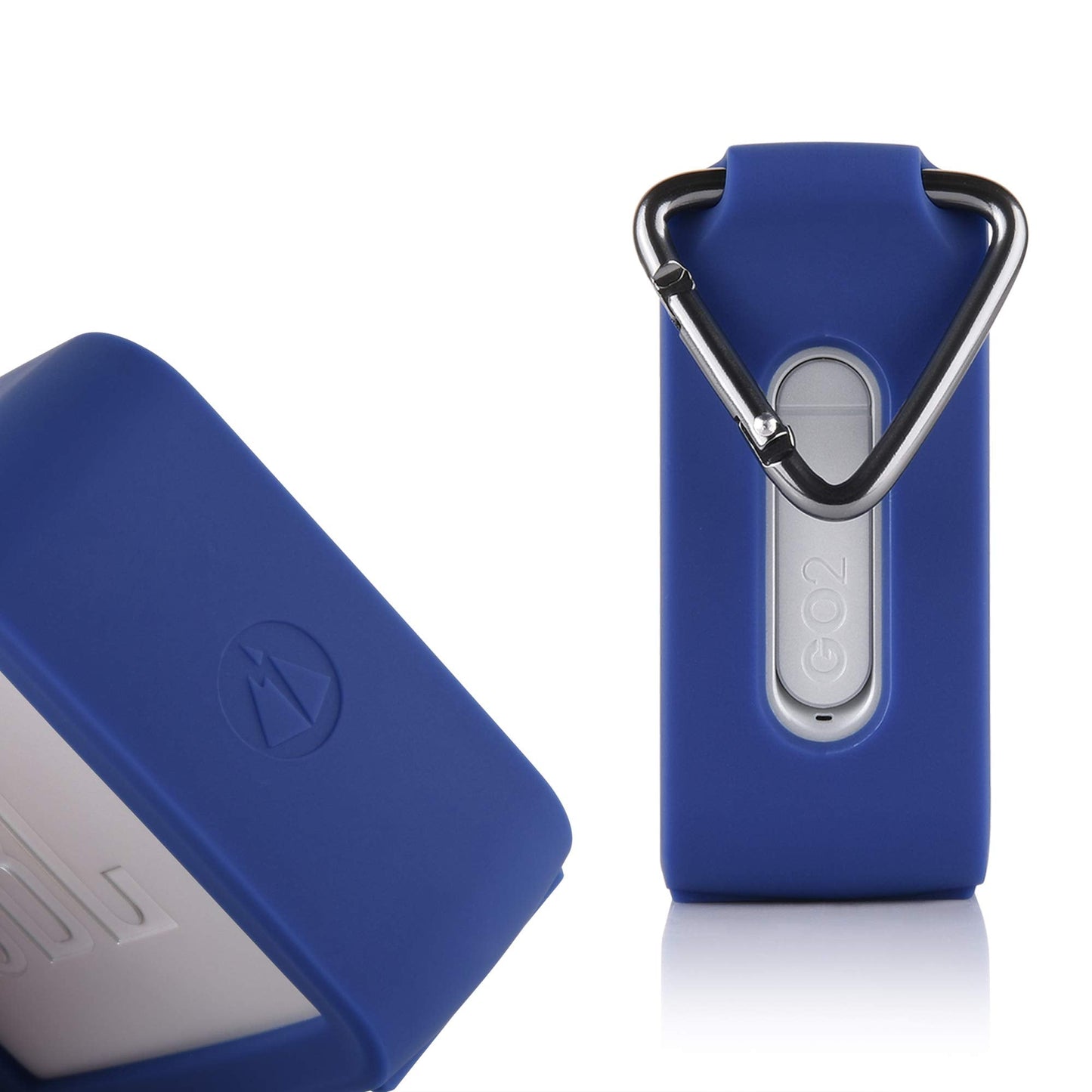 Txesign Travel Protective Silicone Stand Up Carrying Case Compatible With Jbl Go 2 Portable Waterproof Speaker (Blue)